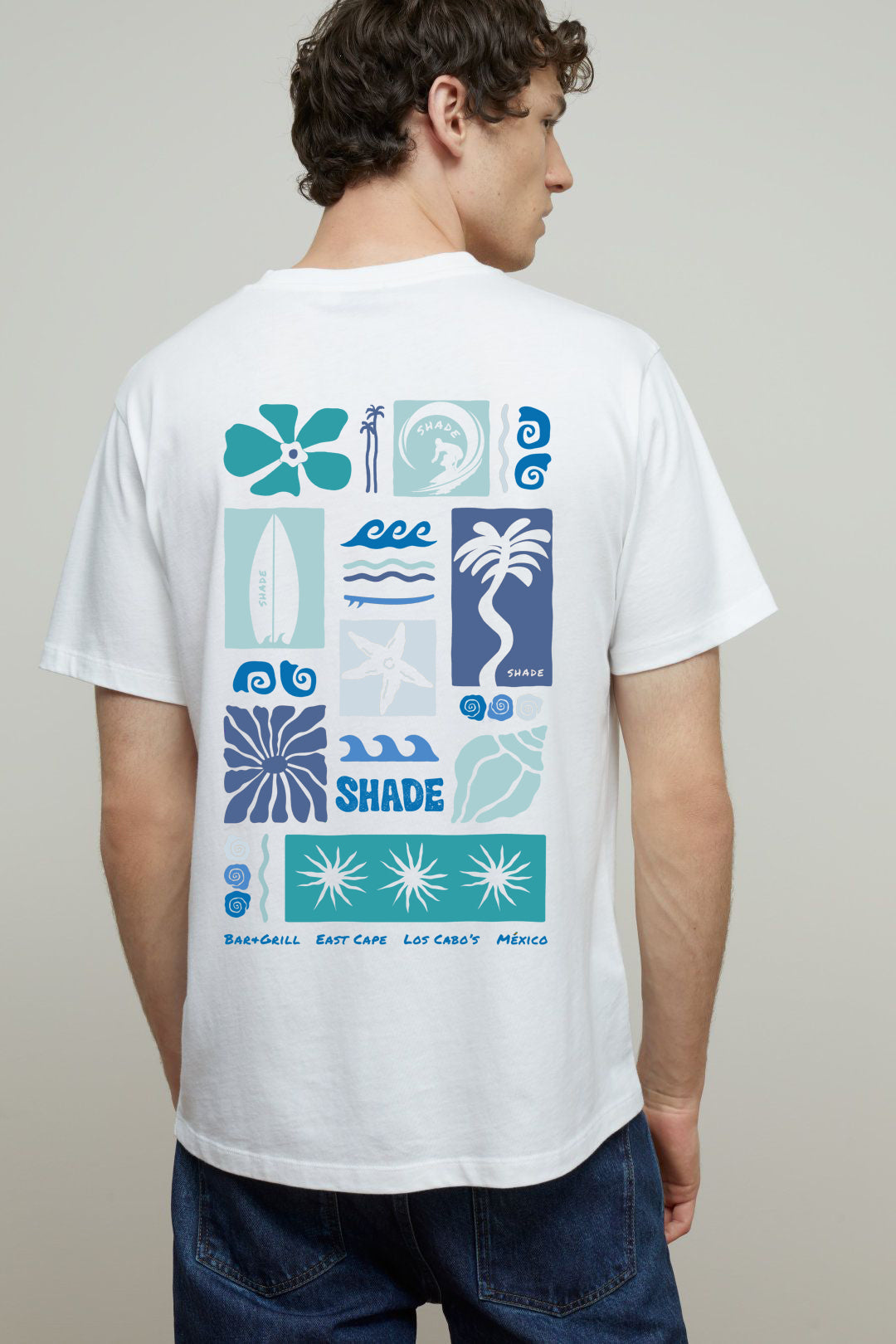 Shade Classic Blue Multicolor T-Shirt