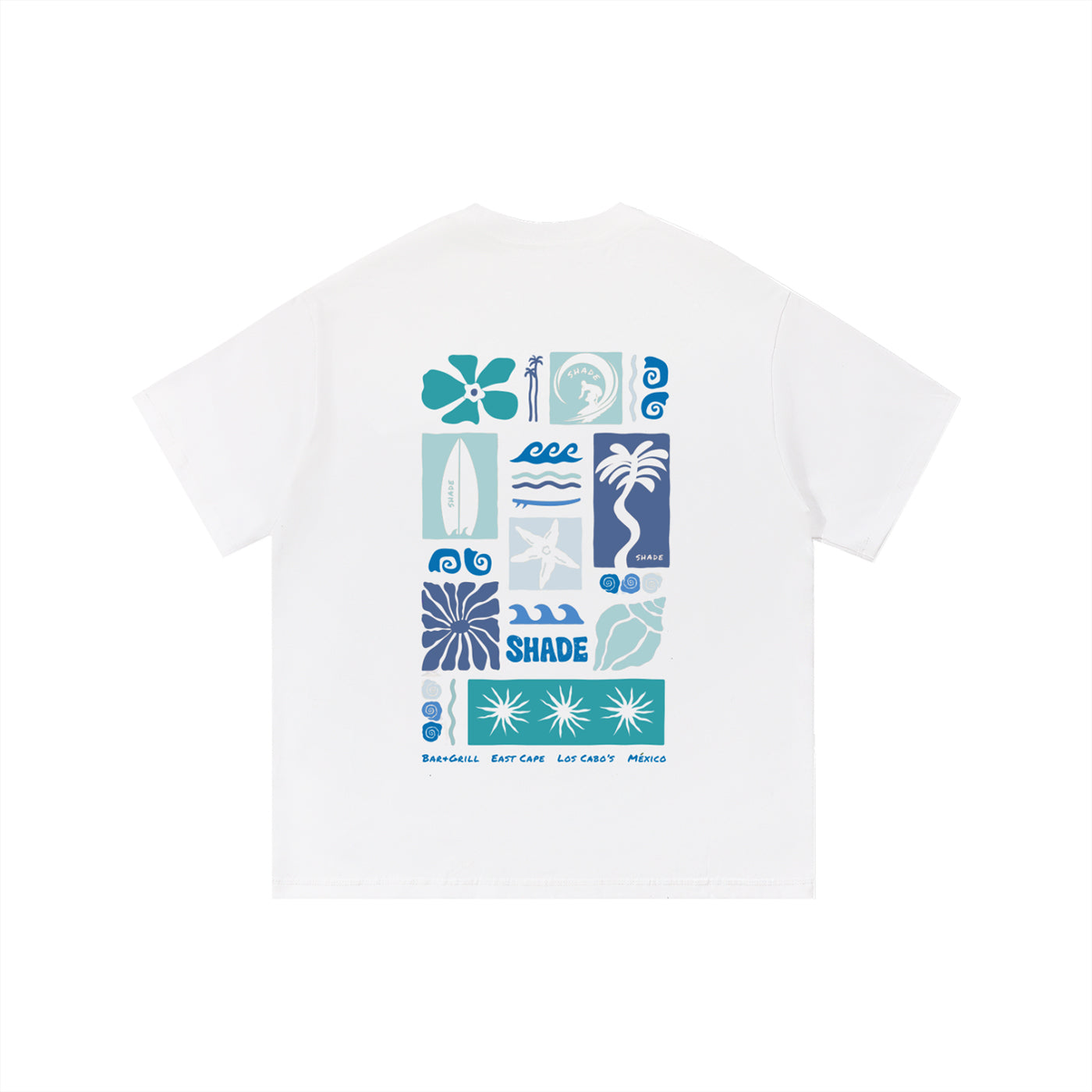 Shade Classic Blue Multicolor T-Shirt