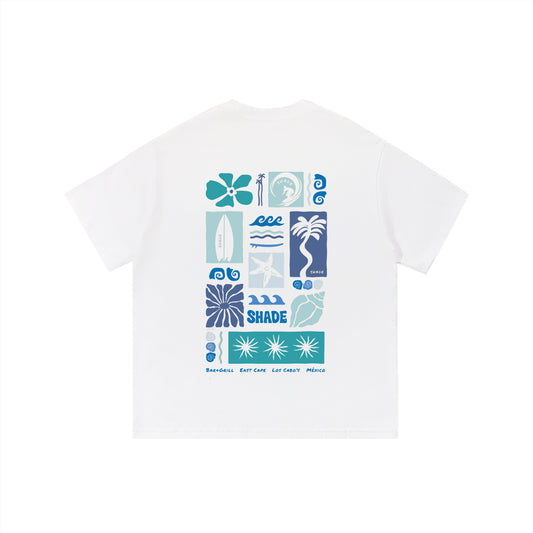 Shade Classic Blue Multicolor T-Shirt